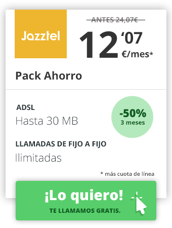 Pack ahorro de Jazztel